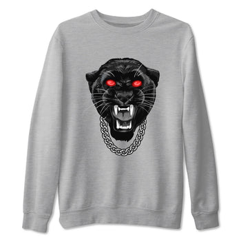 Air Jordan 11 Low Bred sneaker match tee Gangster Black Cat sneaker match tees Air Jordan 11 Bred best t-shirts to match jordans SNRT Sneaker Tees unisex cotton Heather Grey 2 shirts