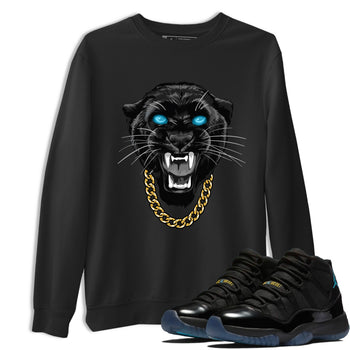 Sneaker Threads – Sneaker Tees To Match Air Jordan 11 Retro Gamma – Gangster Black Cat Graphic Tee Black 1. Perfect for Jordan releases 2025 colorways.