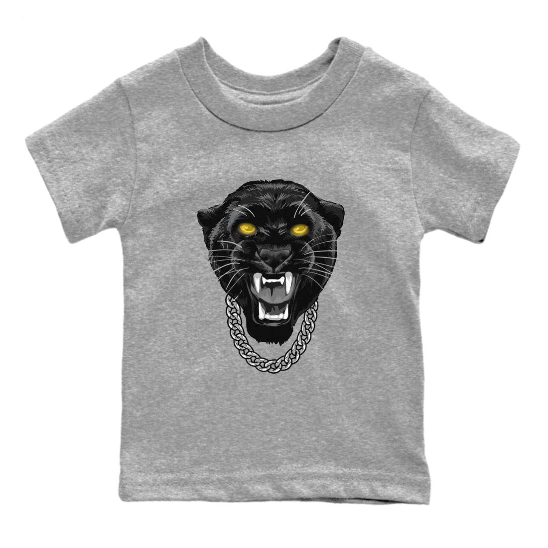 Air Jordan 5 Retro Black Cat Shirts To Match Jordans Gangster Black Cat Sneaker Shirts 5 Black Cat SNRT Sneaker Release Tees Baby Youth Toddler Heather Grey 2 crew neck shirts