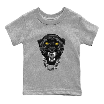 Air Jordan 5 Retro Black Cat Shirts To Match Jordans Gangster Black Cat Sneaker Shirts 5 Black Cat SNRT Sneaker Release Tees Baby Youth Toddler Heather Grey 2 crew neck shirts
