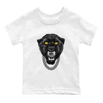 Air Jordan 5 Retro Black Cat Shirts To Match Jordans Gangster Black Cat Sneaker Shirts 5 Black Cat SNRT Sneaker Release Tees Baby Youth Toddler White 2 crew neck shirts