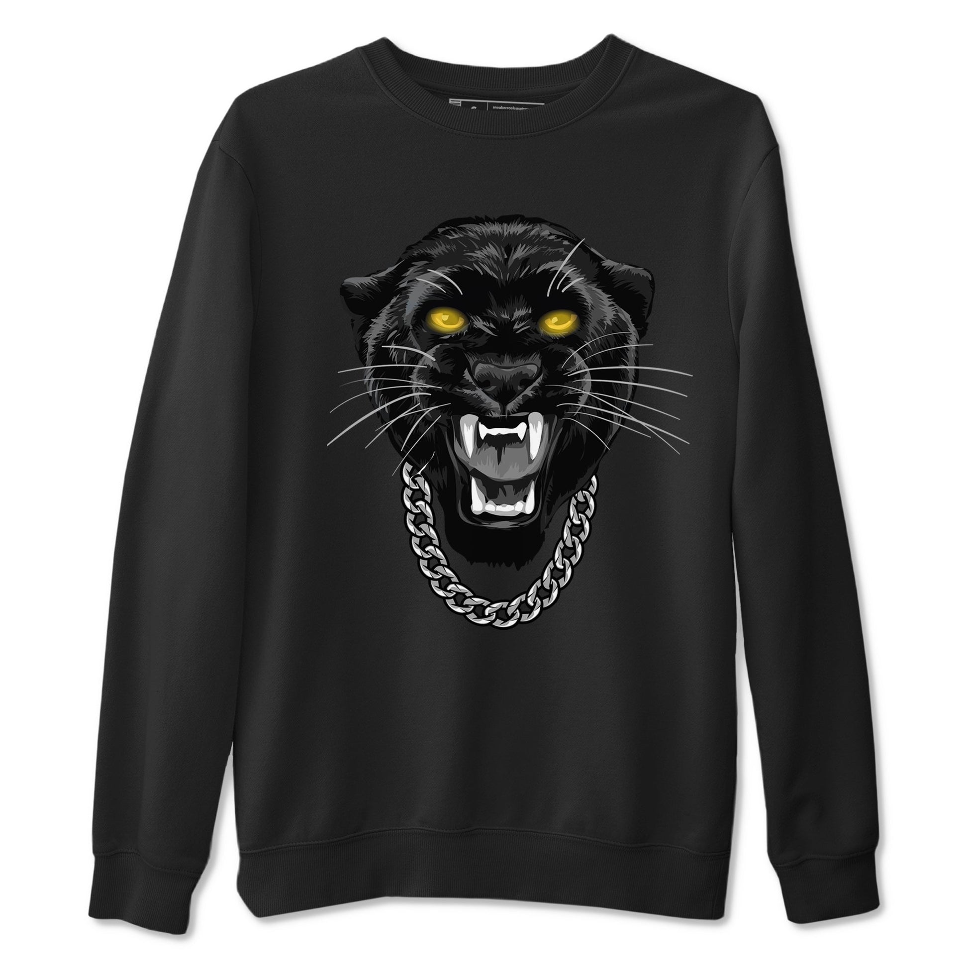 Air Jordan 5 Retro Black Cat Shirts To Match Jordans Gangster Black Cat Sneaker Shirts 5 Black Cat SNRT Sneaker Release Tees Unisex Cotton Crew Neck Black 2 crew neck shirts