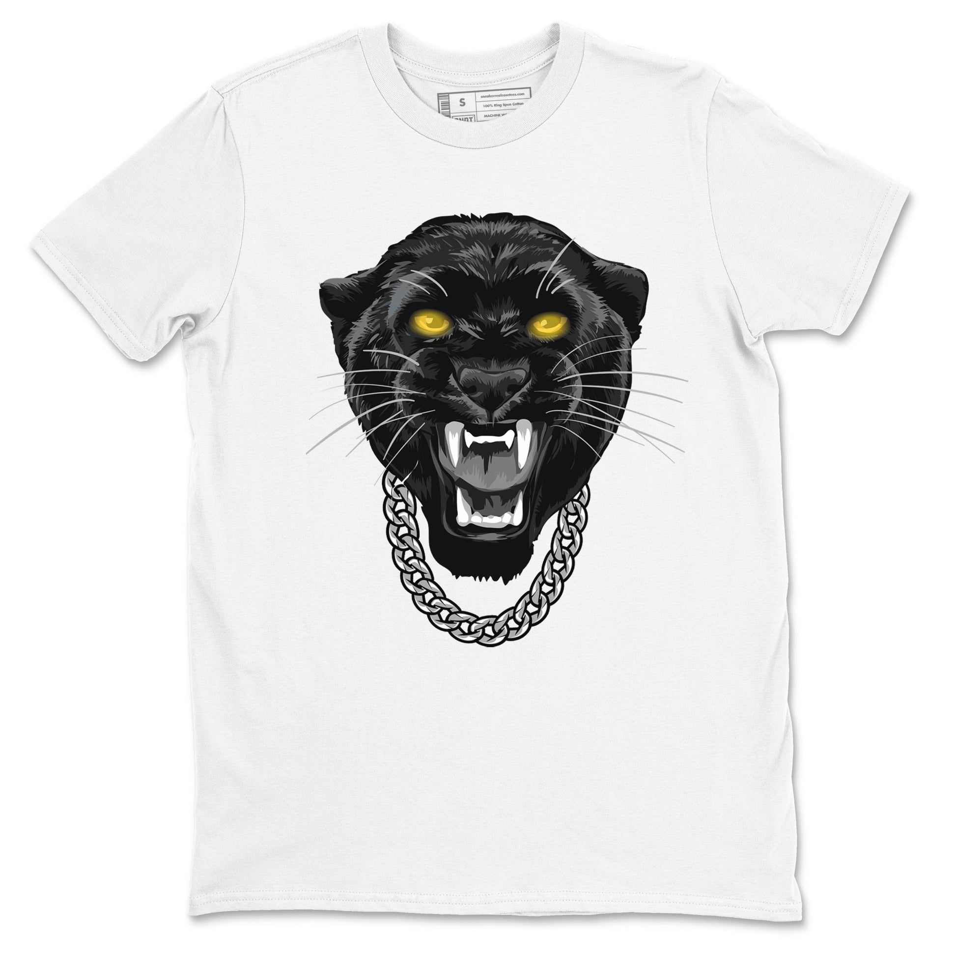 Air Jordan 5 Retro Black Cat Shirts To Match Jordans Gangster Black Cat Sneaker Shirts 5 Black Cat SNRT Sneaker Release Tees Unisex Cotton Crew Neck White 2 crew neck shirts