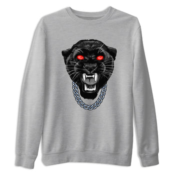Perfect Valentine's Day Gifts graphic tee  – Sneaker Tees To Match Air Jordan 6 Reverse Infrared – Gangster Black Cat Tee Heather Grey 2