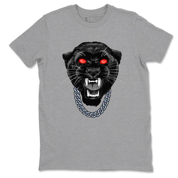 Perfect Valentine's Day Gifts graphic tee  – Sneaker Tees To Match Air Jordan 6 Reverse Infrared – Gangster Black Cat Tee Heather Grey 2