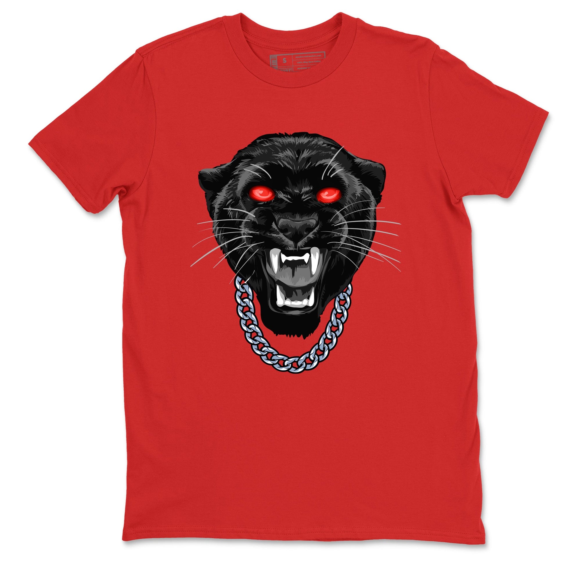 Perfect Valentine's Day Gifts graphic tee  – Sneaker Tees To Match Air Jordan 6 Reverse Infrared – Gangster Black Cat Tee Red 2