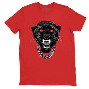 Perfect Valentine's Day Gifts graphic tee  – Sneaker Tees To Match Air Jordan 6 Reverse Infrared – Gangster Black Cat Tee Red 2
