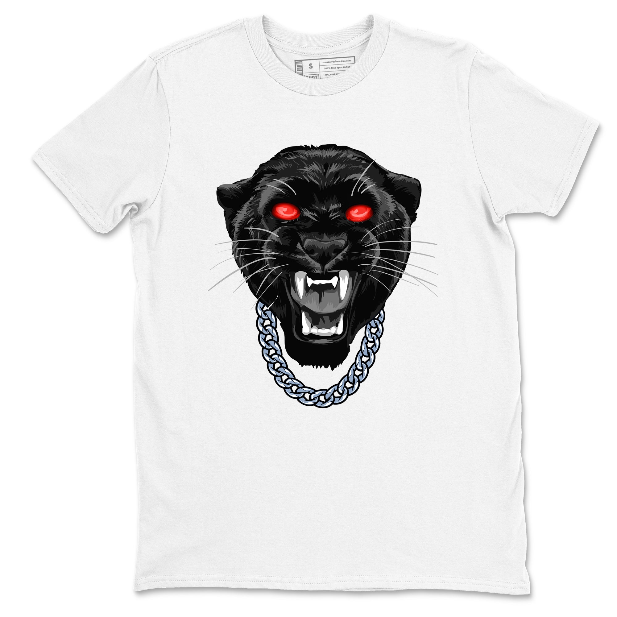 Perfect Valentine's Day Gifts graphic tee  – Sneaker Tees To Match Air Jordan 6 Reverse Infrared – Gangster Black Cat Tee White 2