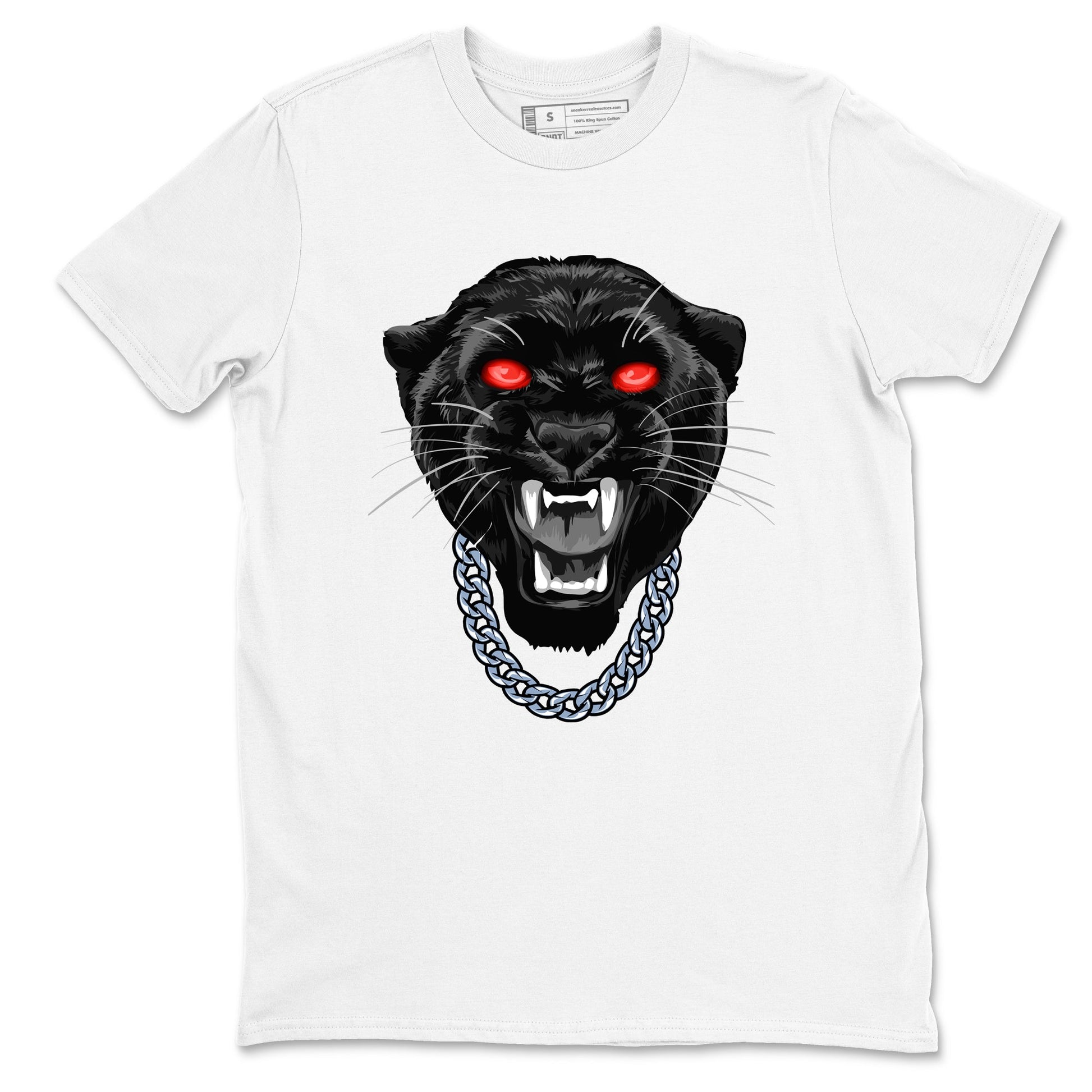 Perfect Valentine's Day Gifts graphic tee  – Sneaker Tees To Match Air Jordan 6 Reverse Infrared – Gangster Black Cat Tee White 2