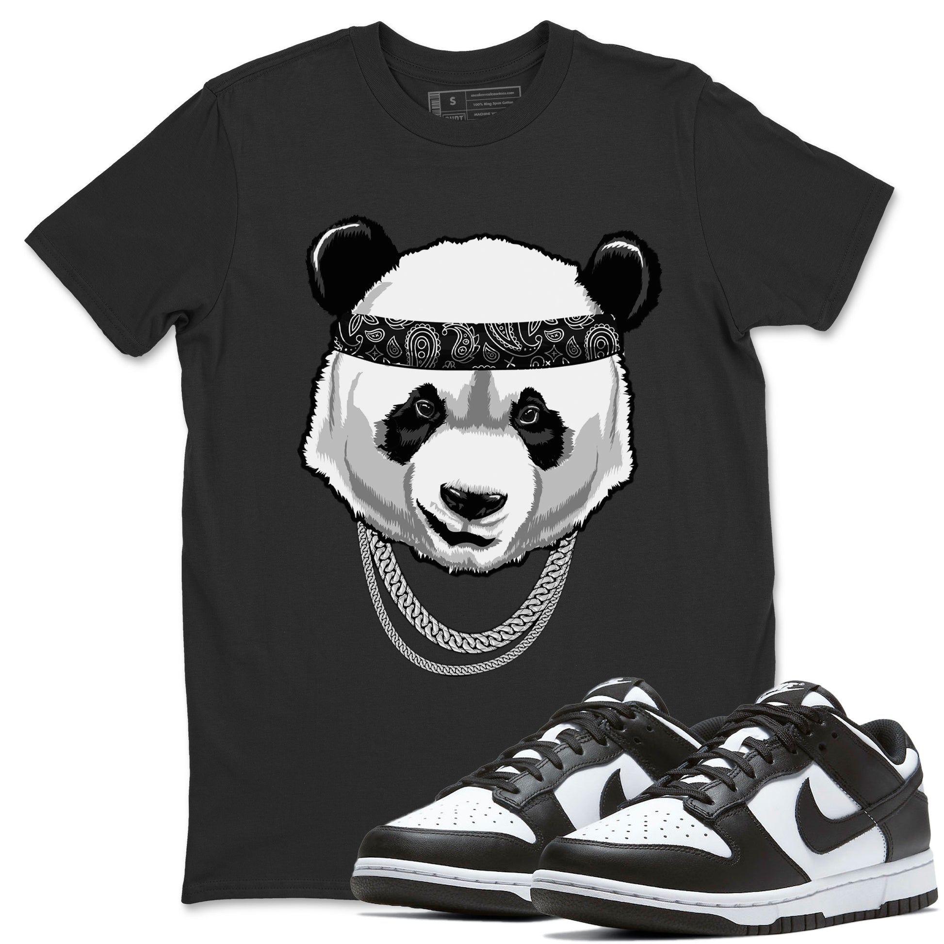 Gangster Panda Unisex Adult Tops - Dunk Panda - SNRT Sneaker T-shirts