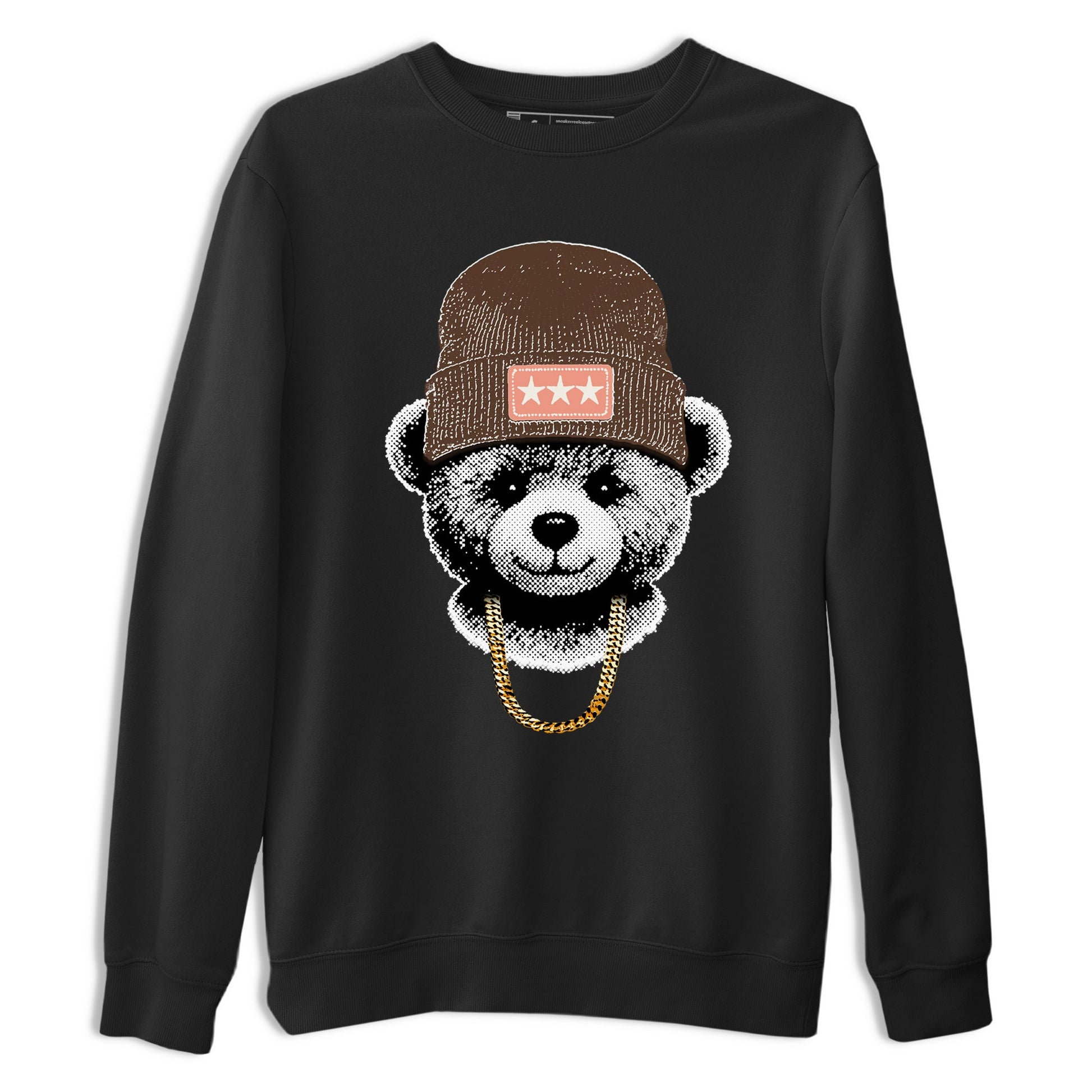 Sneaker match tees – Sneaker Tees To Match Air Jordan 1 Baroque Brown Shoes – Gangster Teddy Tee Black 2