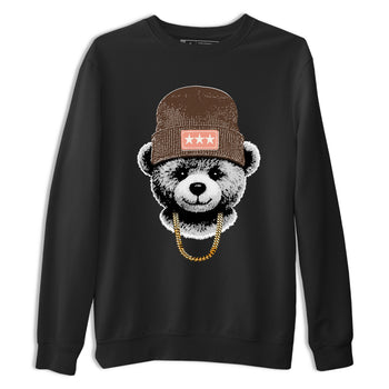 Sneaker match tees – Sneaker Tees To Match Air Jordan 1 Baroque Brown Shoes – Gangster Teddy Tee Black 2