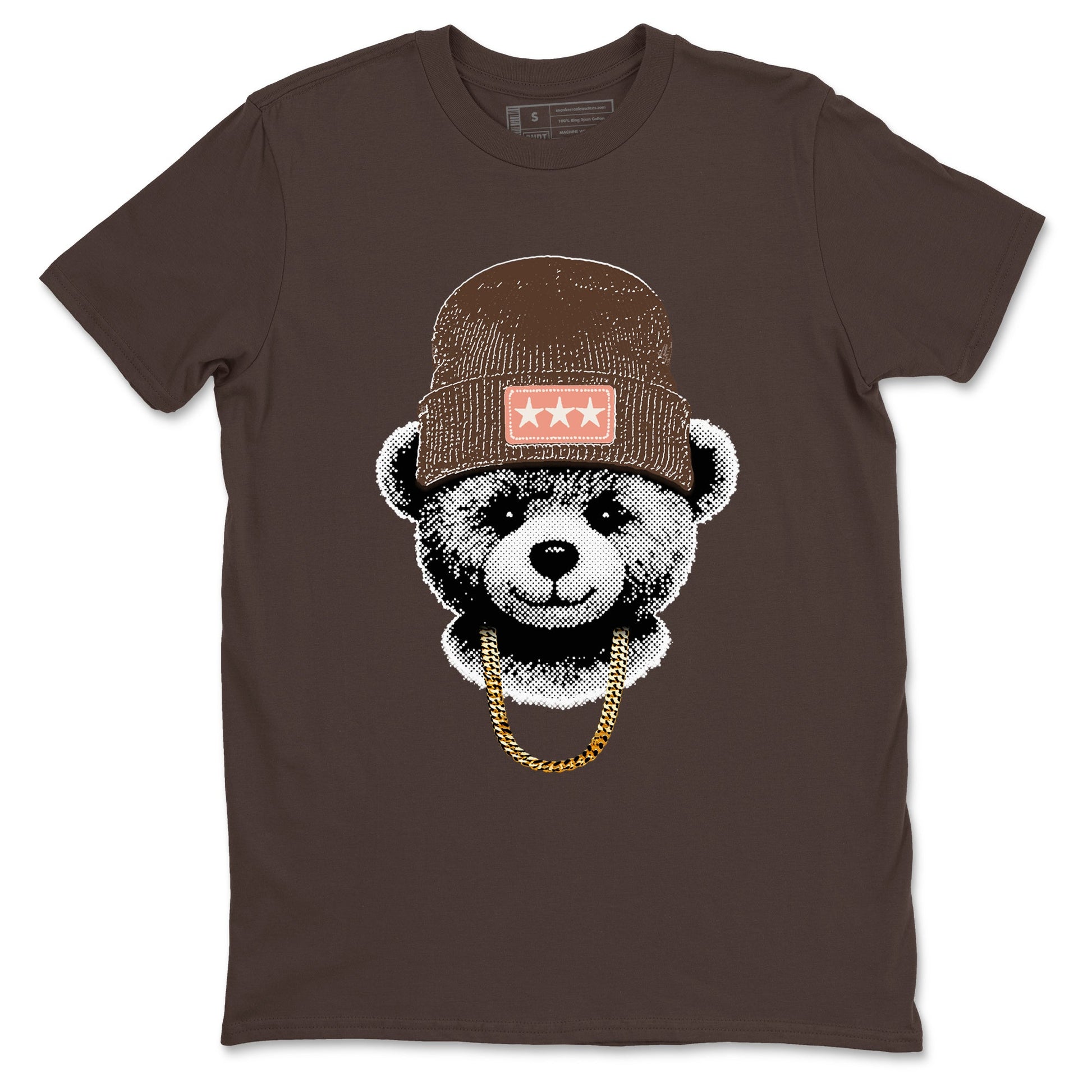 Sneaker match tees – Sneaker Tees To Match Air Jordan 1 Baroque Brown Shoes – Gangster Teddy Tee Dark Chocolate 2