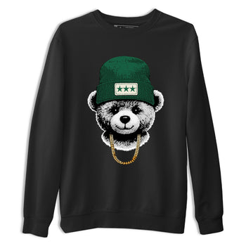 Sneaker Threads – Sneaker Tees To Match Air Jordan 1 Pro Green – Gangster Teddy Graphic Tee Black 2. Perfect for Jordan releases 2025 colorways.