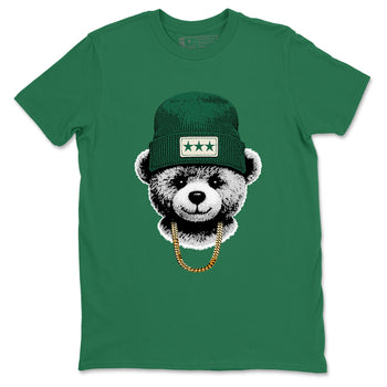 Sneaker Threads – Sneaker Tees To Match Air Jordan 1 Pro Green – Gangster Teddy Graphic Tee Kelly Green 2. Perfect for Jordan releases 2025 colorways.