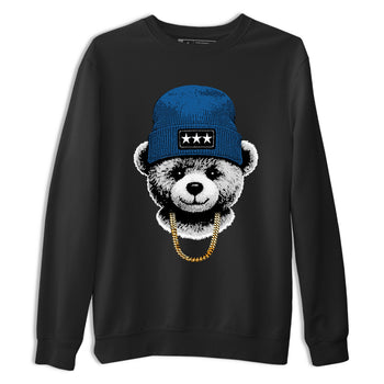 Sneaker tee, Streetwear Brand – Shirts To Match Air Jordan 1 Travis Scott x Fragment Sneakers – Gangster Teddy Graphic Tee Black 2
