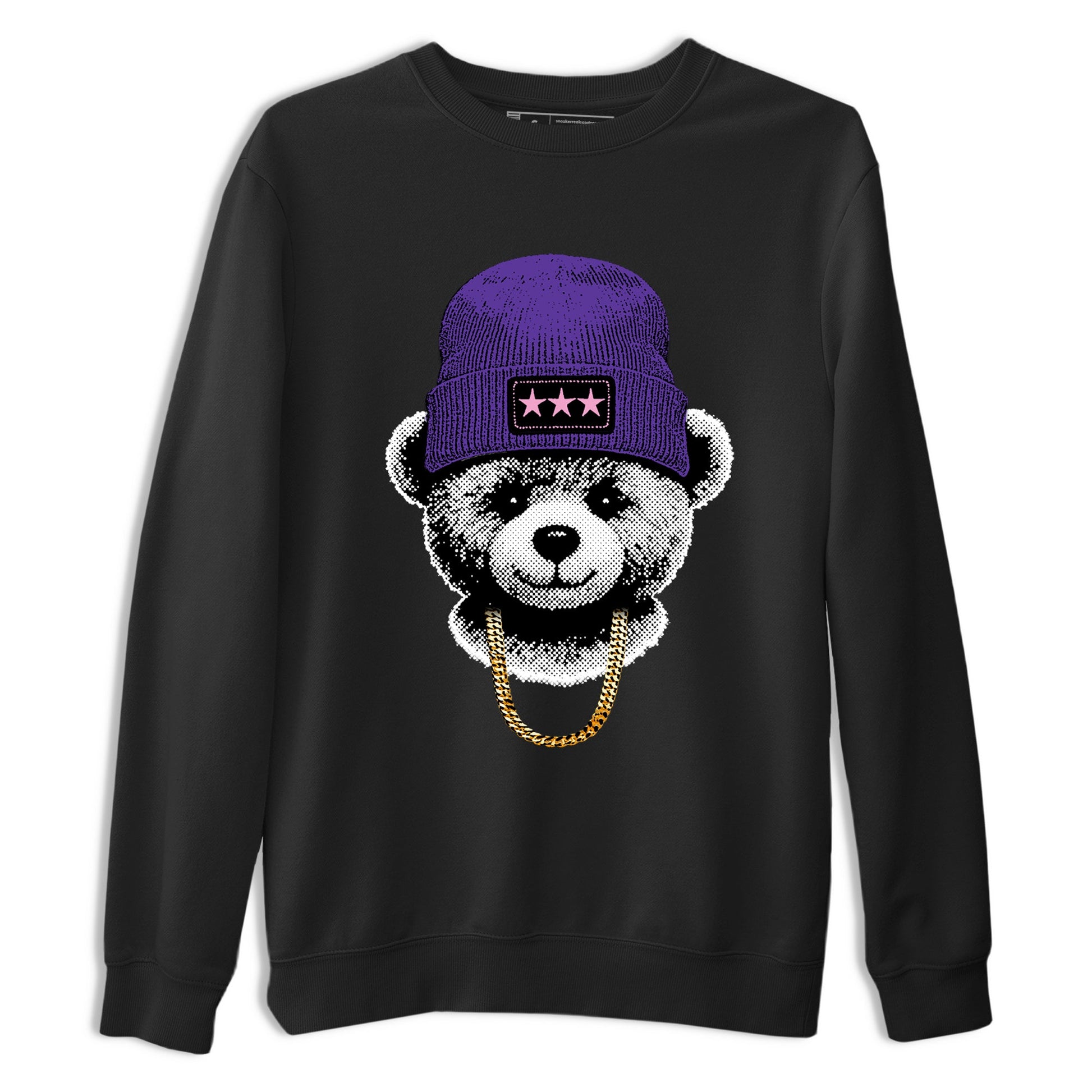 Sneaker match tees – Sneaker Tees To Match Air Jordan 11 Canyon Purple Shoes – Gangster Teddy Tee Black 2