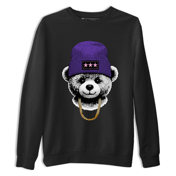 Sneaker match tees – Sneaker Tees To Match Air Jordan 11 Canyon Purple Shoes – Gangster Teddy Tee Black 2
