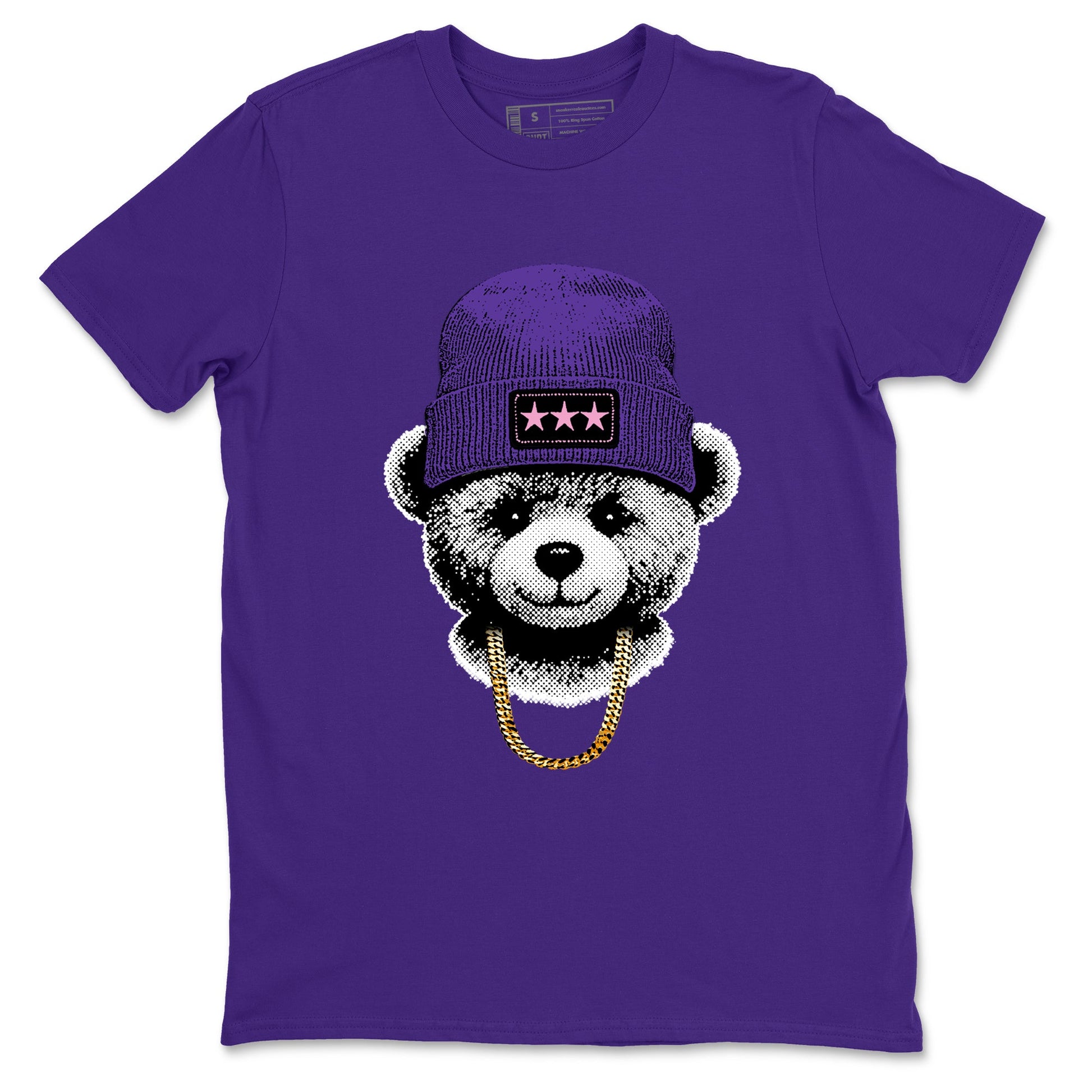 Sneaker match tees – Sneaker Tees To Match Air Jordan 11 Canyon Purple Shoes – Gangster Teddy Tee Purple 2
