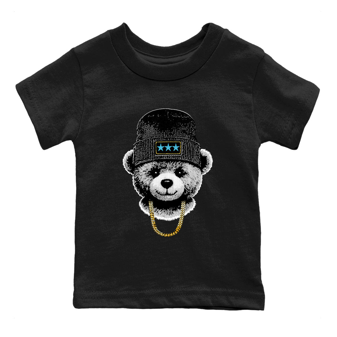 Sneaker Threads – Sneaker Tees To Match Air Jordan 11 Retro Gamma – Gangster Teddy Youth Graphic Tee Black 2. Perfect for Jordan releases 2025 colorways.