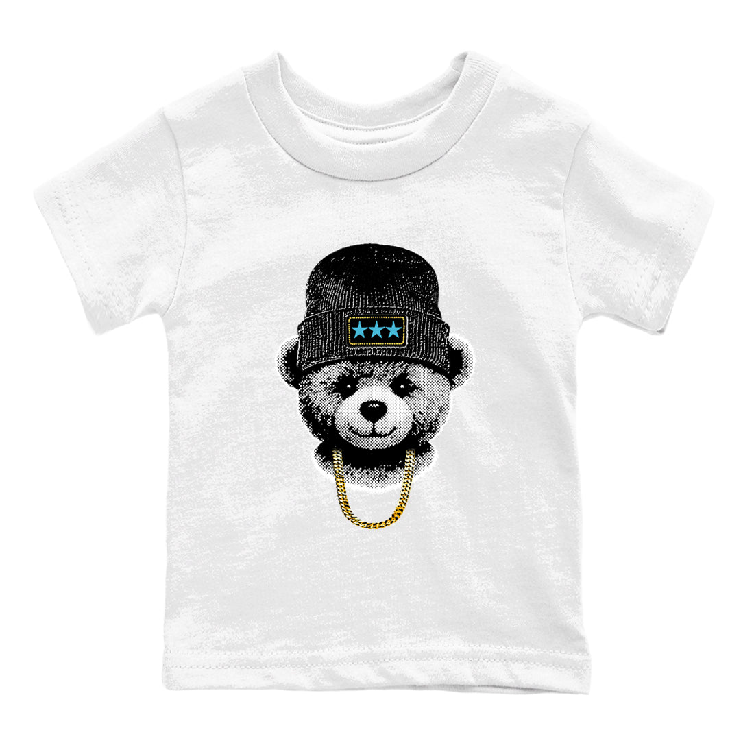 Sneaker Threads – Sneaker Tees To Match Air Jordan 11 Retro Gamma – Gangster Teddy Youth Graphic Tee White 2. Perfect for Jordan releases 2025 colorways.