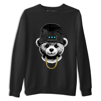 Sneaker Threads – Sneaker Tees To Match Air Jordan 11 Retro Gamma – Gangster Teddy Graphic Tee Black 2. Perfect for Jordan releases 2025 colorways.