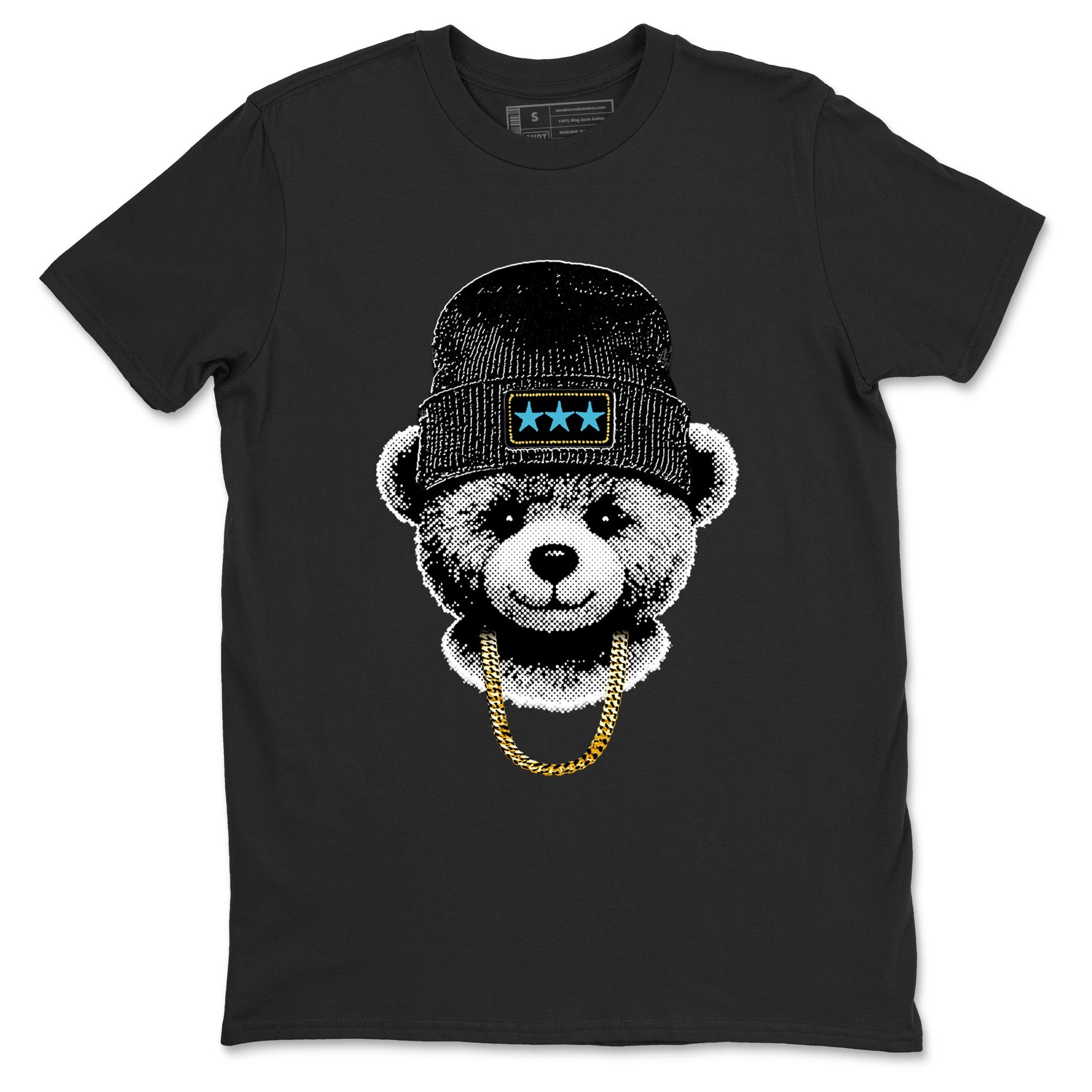 Sneaker Threads – Sneaker Tees To Match Air Jordan 11 Retro Gamma – Gangster Teddy Graphic Tee Black 2. Perfect for Jordan releases 2025 colorways.