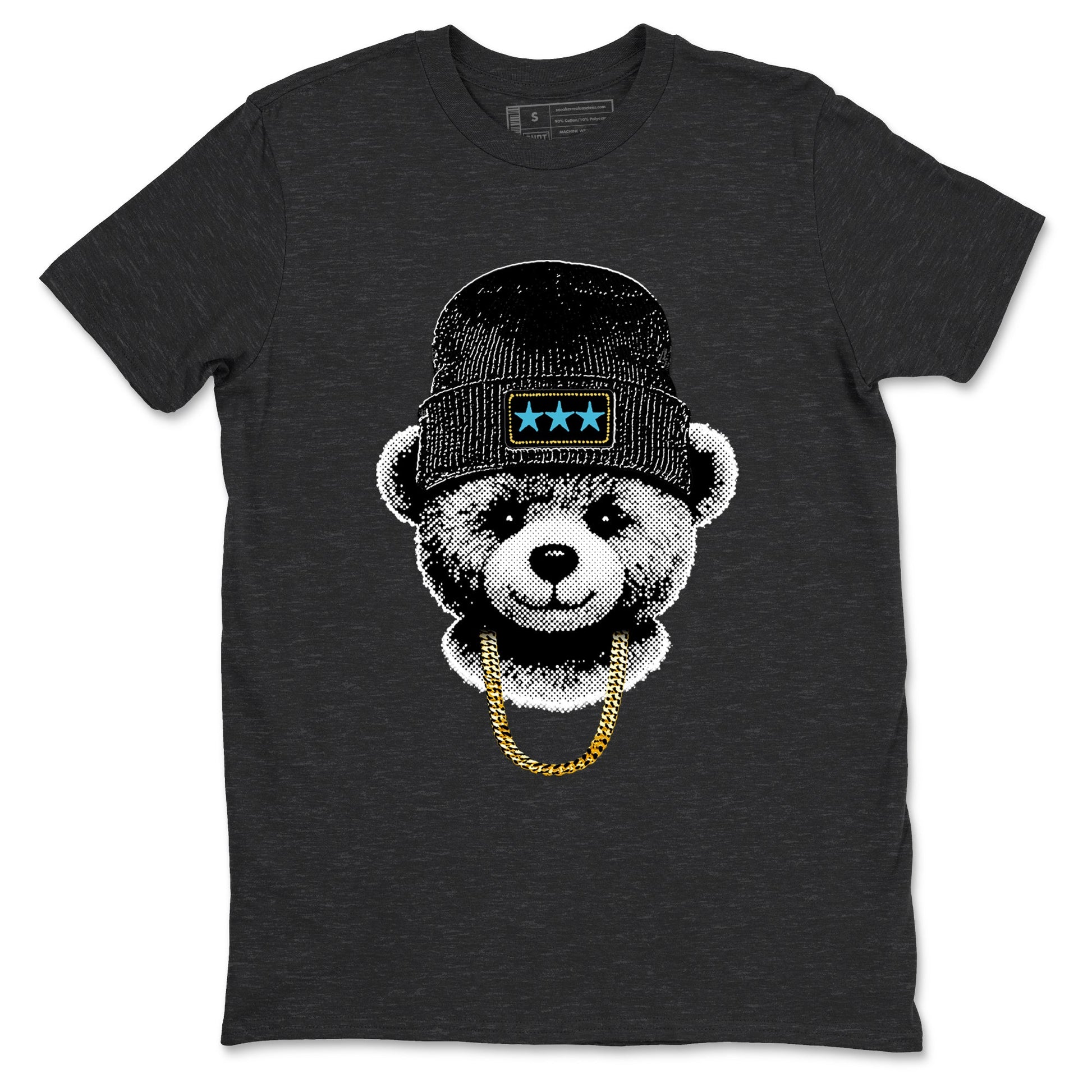 Sneaker Threads – Sneaker Tees To Match Air Jordan 11 Retro Gamma – Gangster Teddy Graphic Tee Charcoal Heather 2. Perfect for Jordan releases 2025 colorways.