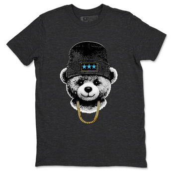 Sneaker Threads – Sneaker Tees To Match Air Jordan 11 Retro Gamma – Gangster Teddy Graphic Tee Charcoal Heather 2. Perfect for Jordan releases 2025 colorways.
