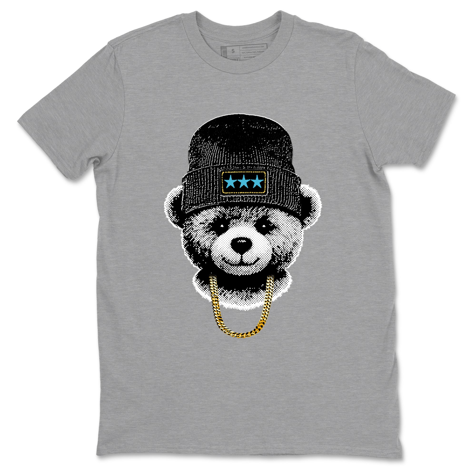 Sneaker Threads – Sneaker Tees To Match Air Jordan 11 Retro Gamma – Gangster Teddy Graphic Tee Heather Grey 2. Perfect for Jordan releases 2025 colorways.