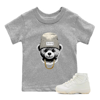 Gangster Teddy SNRT Sneaker Tees Kids - Air Jordan 11 Pearl - SNRT Sneaker T-shirts