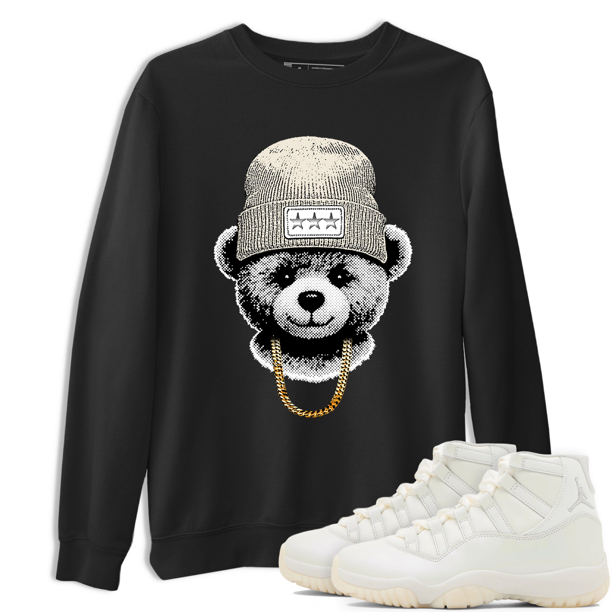 Gangster Teddy SNRT Sneaker Tees - Air Jordan 11 Pearl - SNRT Sneaker T-shirts