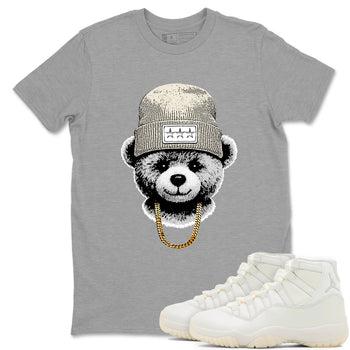 Gangster Teddy SNRT Sneaker Tees - Air Jordan 11 Pearl - SNRT Sneaker T-shirts