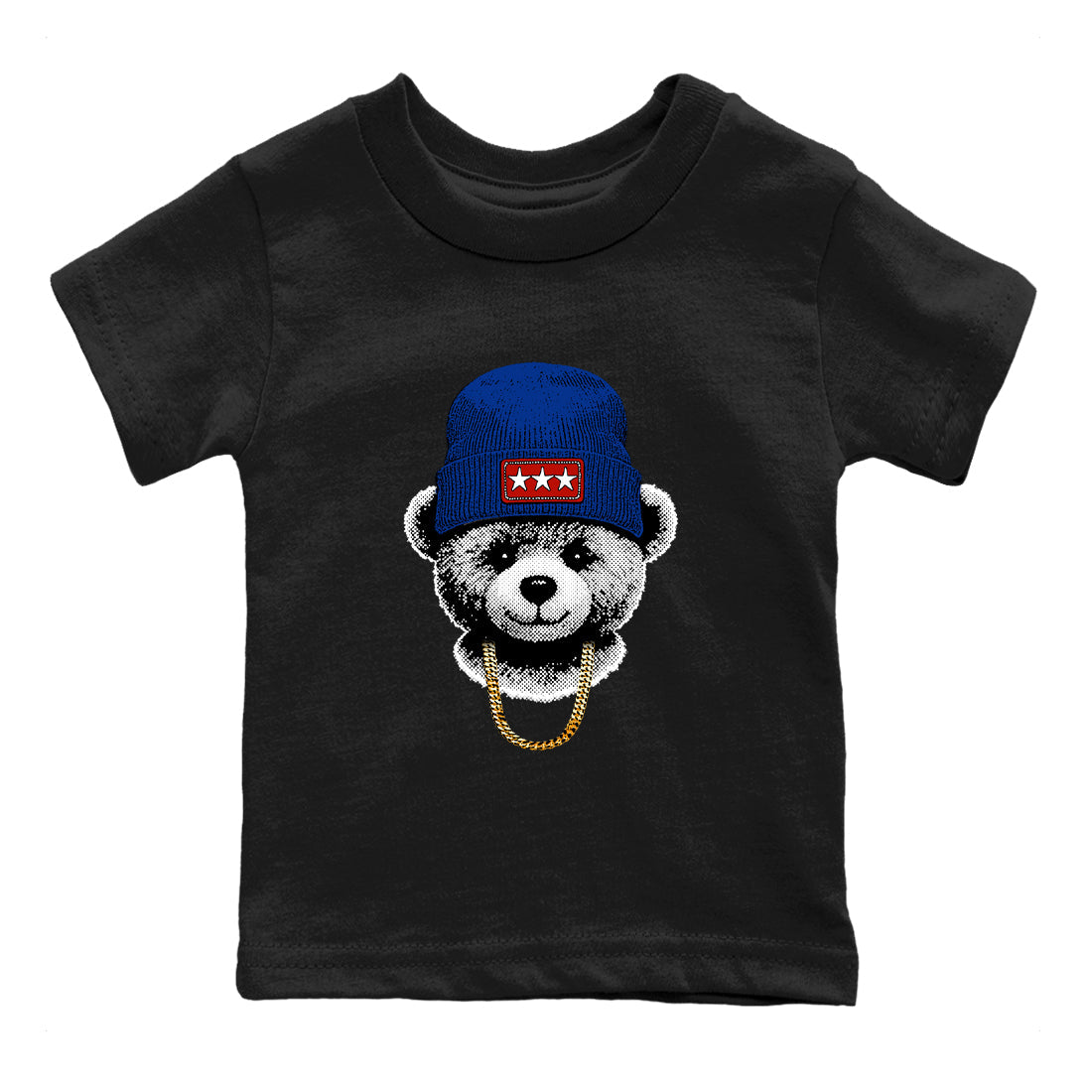 Sneaker Threads – Sneaker Tees To Match Air Jordan 11 Rare Air – Gangster Teddy Youth Graphic Tee Black 2. Perfect for Jordan releases 2025 colorways.