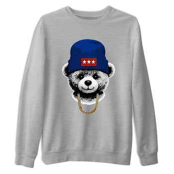 Sneaker Threads – Sneaker Tees To Match Air Jordan 11 Rare Air – Gangster Teddy Graphic Tee Heather Grey 2. Perfect for Jordan releases 2025 colorways.