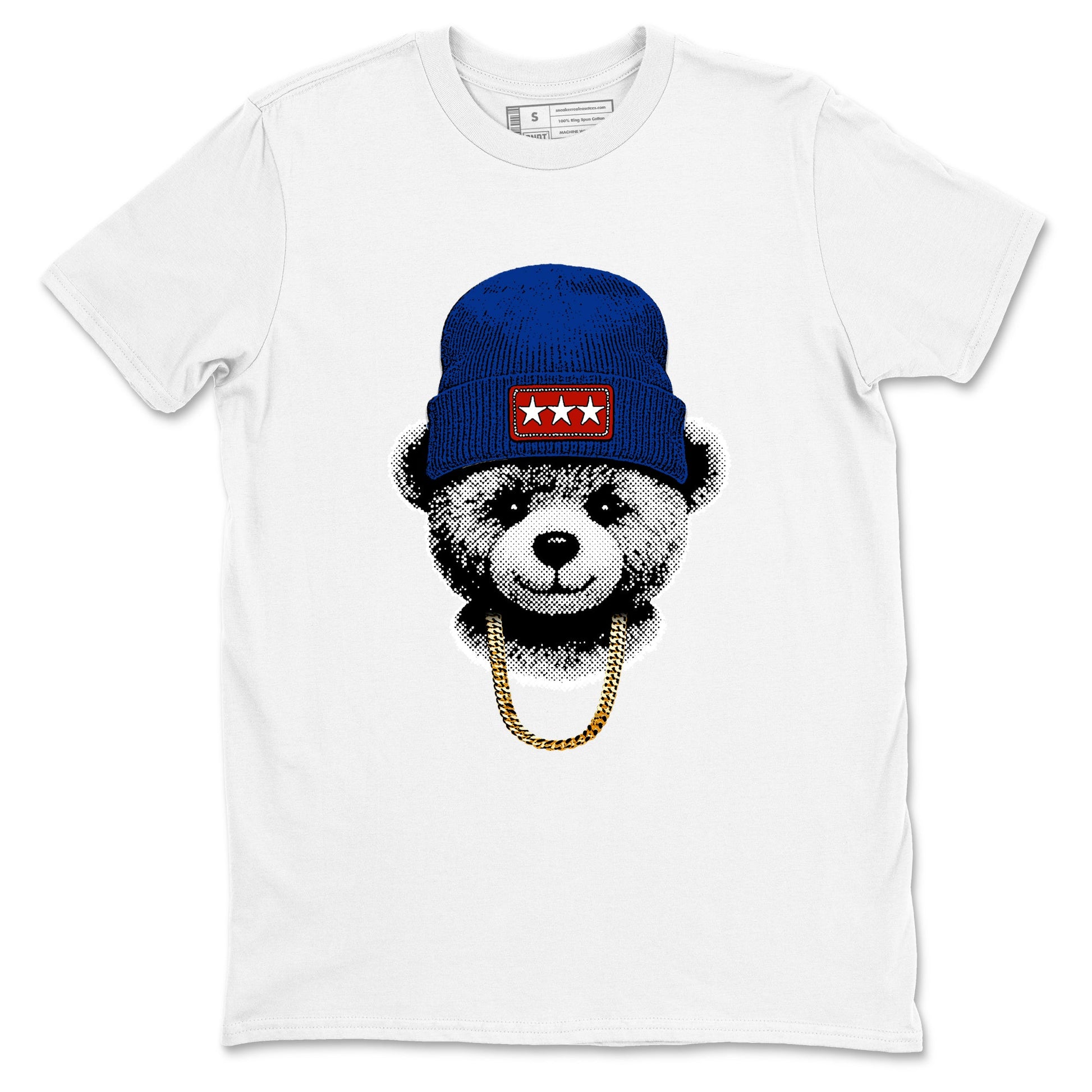 Sneaker Threads – Sneaker Tees To Match Air Jordan 11 Rare Air – Gangster Teddy Graphic Tee White 2. Perfect for Jordan releases 2025 colorways.