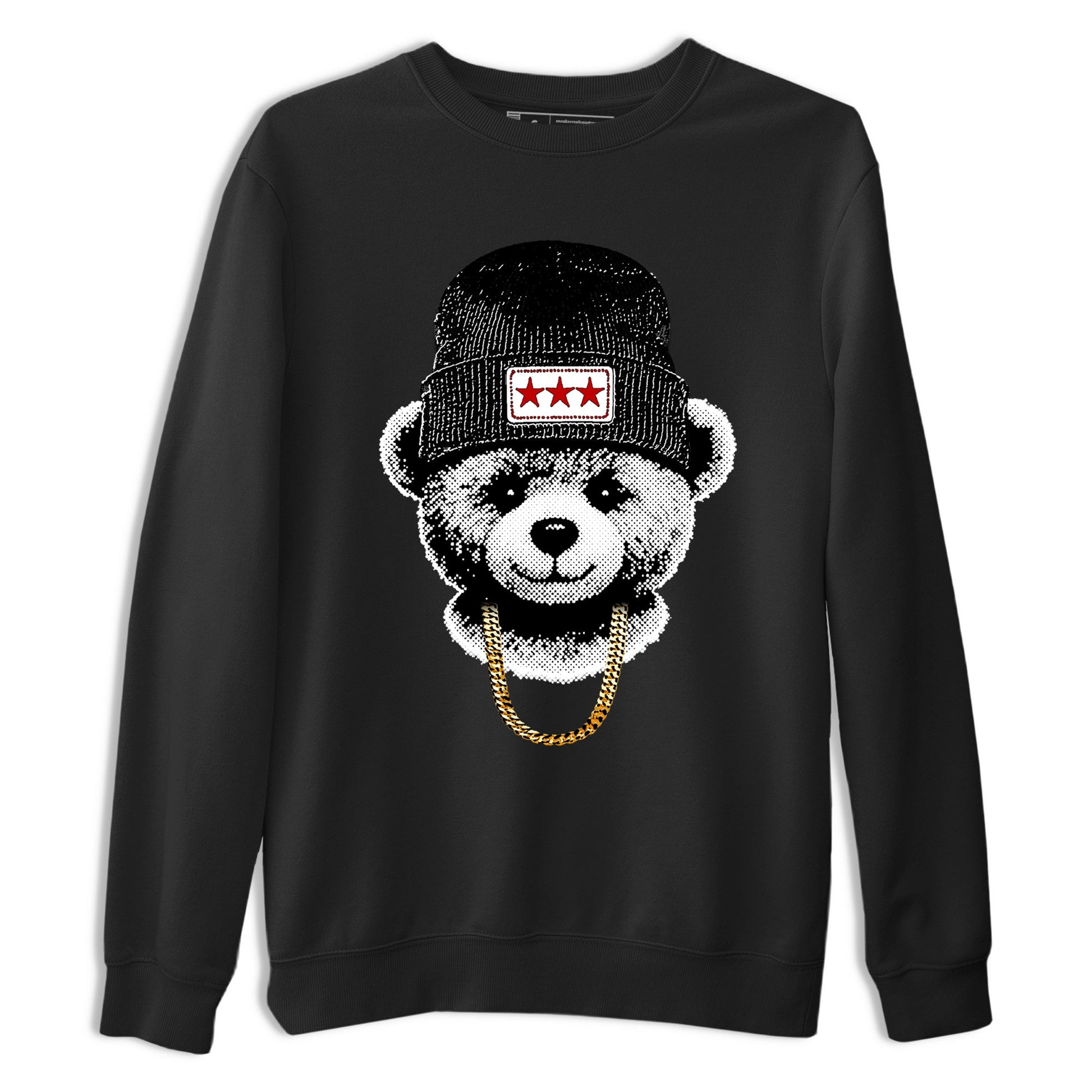 Sneaker tee, Streetwear Brand – Shirts To Match Air Jordan 12 Retro Taxi Sneakers – Gangster Teddy Graphic Tee Black 2