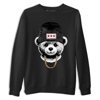Sneaker tee, Streetwear Brand – Shirts To Match Air Jordan 12 Retro Taxi Sneakers – Gangster Teddy Graphic Tee Black 2