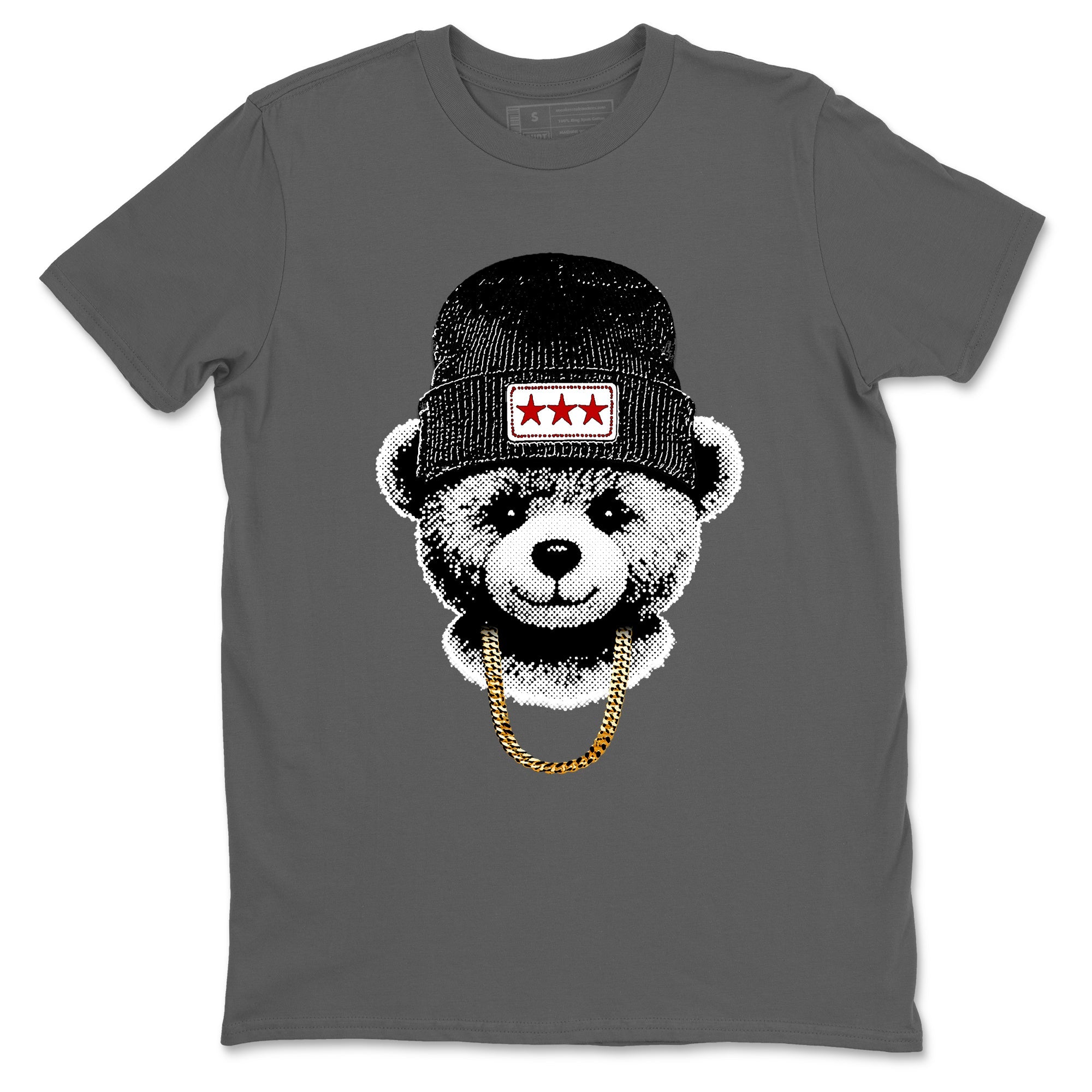 Sneaker tee, Streetwear Brand – Shirts To Match Air Jordan 12 Retro Taxi Sneakers – Gangster Teddy Graphic Tee Cool Grey 2