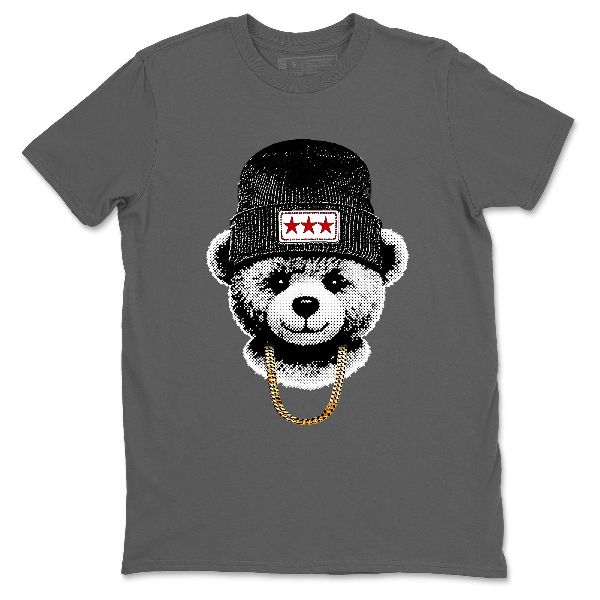 Sneaker tee, Streetwear Brand – Shirts To Match Air Jordan 12 Retro Taxi Sneakers – Gangster Teddy Graphic Tee Cool Grey 2