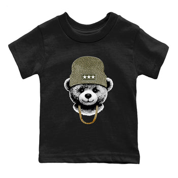 Sneaker Threads – Sneaker Threads To Match Air Jordan 3 Family Affair Shoes – Gangster Teddy Kids T-Shirt Black 2