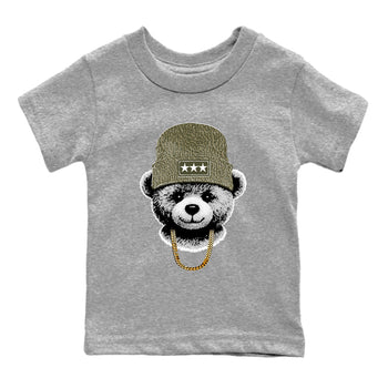 Sneaker Threads – Sneaker Threads To Match Air Jordan 3 Family Affair Shoes – Gangster Teddy Kids T-Shirt Heather Grey 2