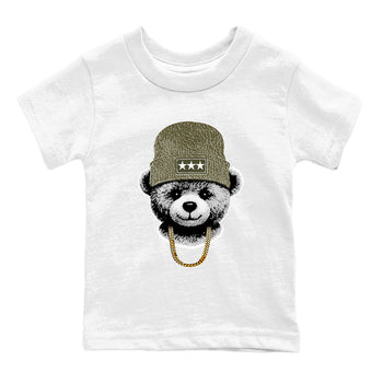 Sneaker Threads – Sneaker Threads To Match Air Jordan 3 Family Affair Shoes – Gangster Teddy Kids T-Shirt White 2