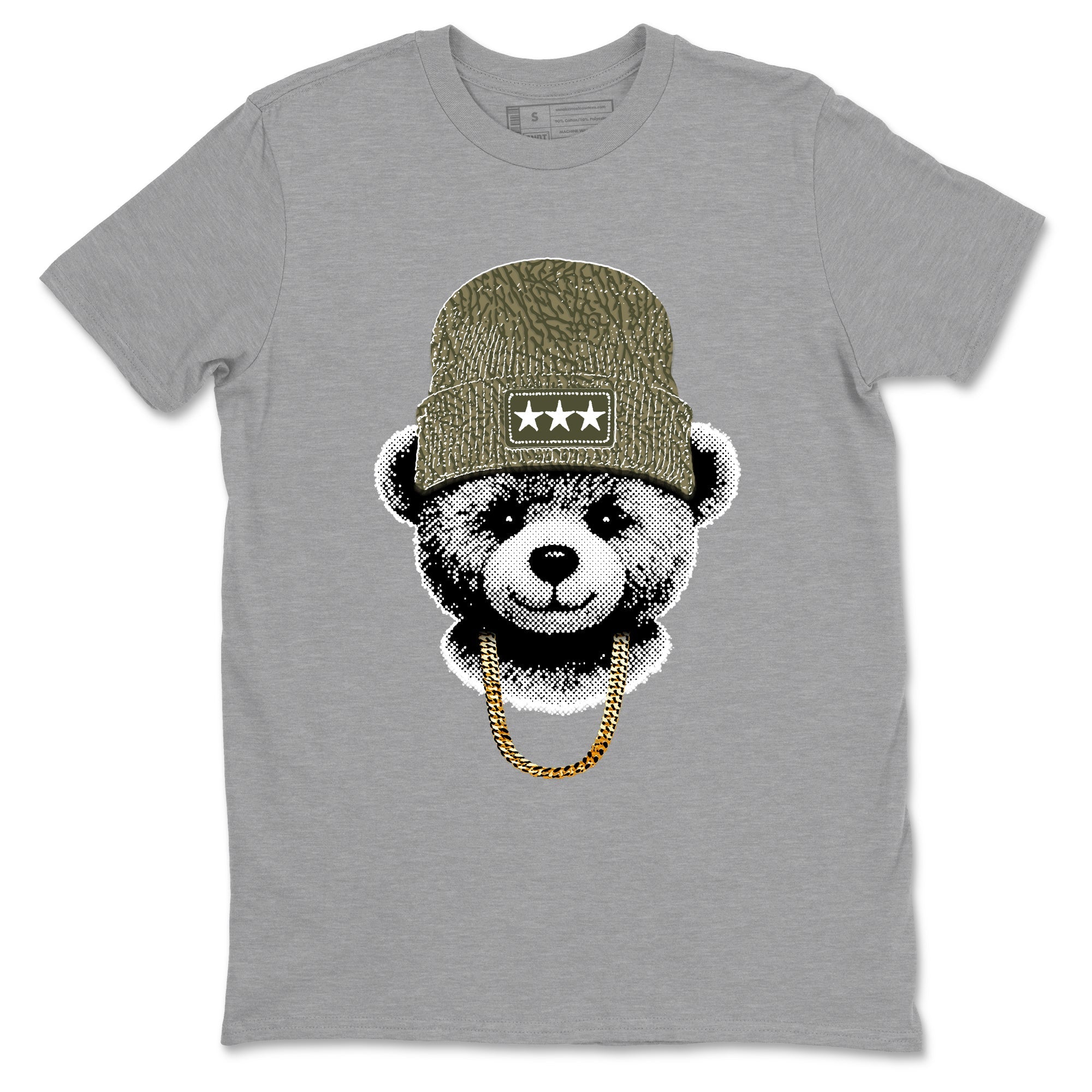 Sneaker Threads – Sneaker Threads To Match Air Jordan 3 Family Affair Shoes – Gangster Teddy Tee Heather Grey 2