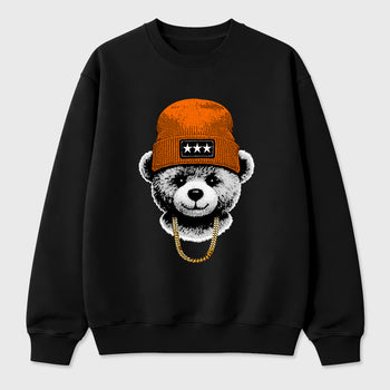 Sneaker match tees – Sneaker Tees To Match Air Jordan 3 Orange Citrus Shoes – Gangster Teddy Tee Black 2