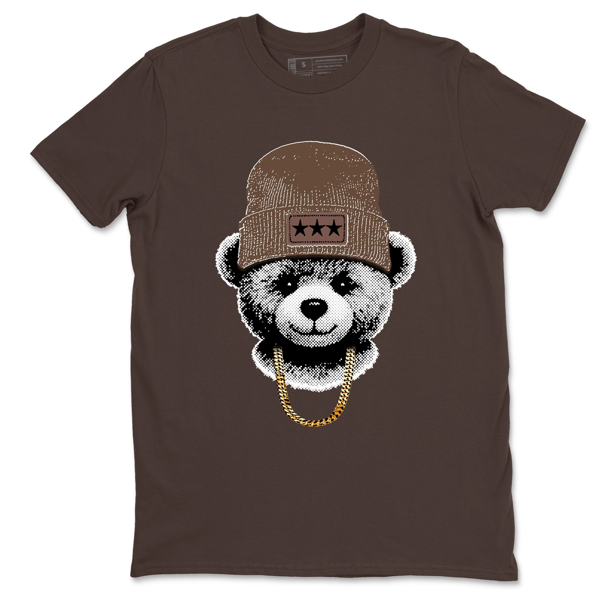 Best Christmas gifts for sneakerheads - Sneaker Tees To Match Air Jordan 4 A Ma Maniere x Dark Mocha Sneakers – Gangster Teddy Tee Dark Chocolate 2
