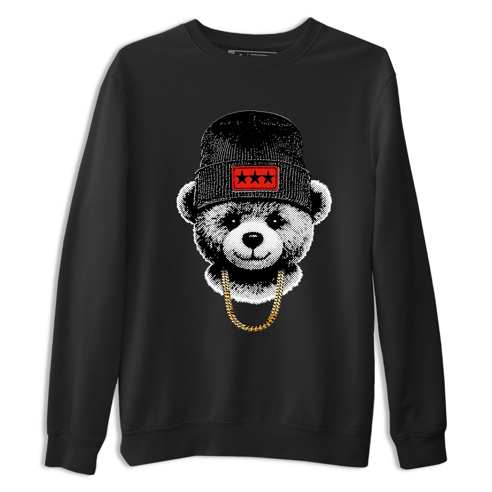 Perfect Valentine's Day Gifts graphic tee  – Sneaker Tees To Match Air Jordan 6 Reverse Infrared – Gangster Teddy Tee Black 2