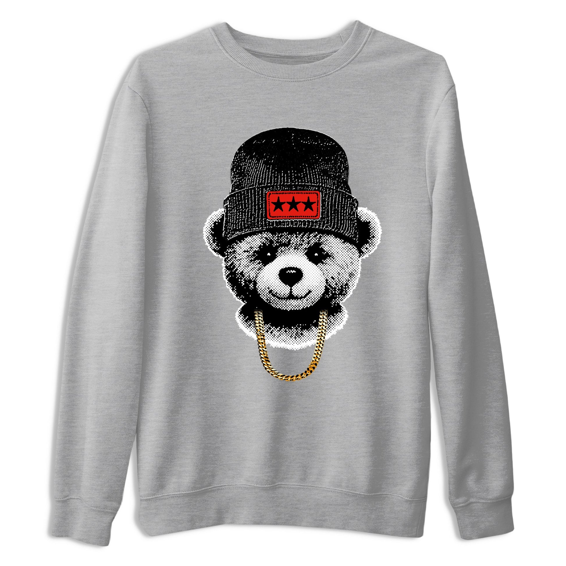 Perfect Valentine's Day Gifts graphic tee  – Sneaker Tees To Match Air Jordan 6 Reverse Infrared – Gangster Teddy Tee Heather Grey 2