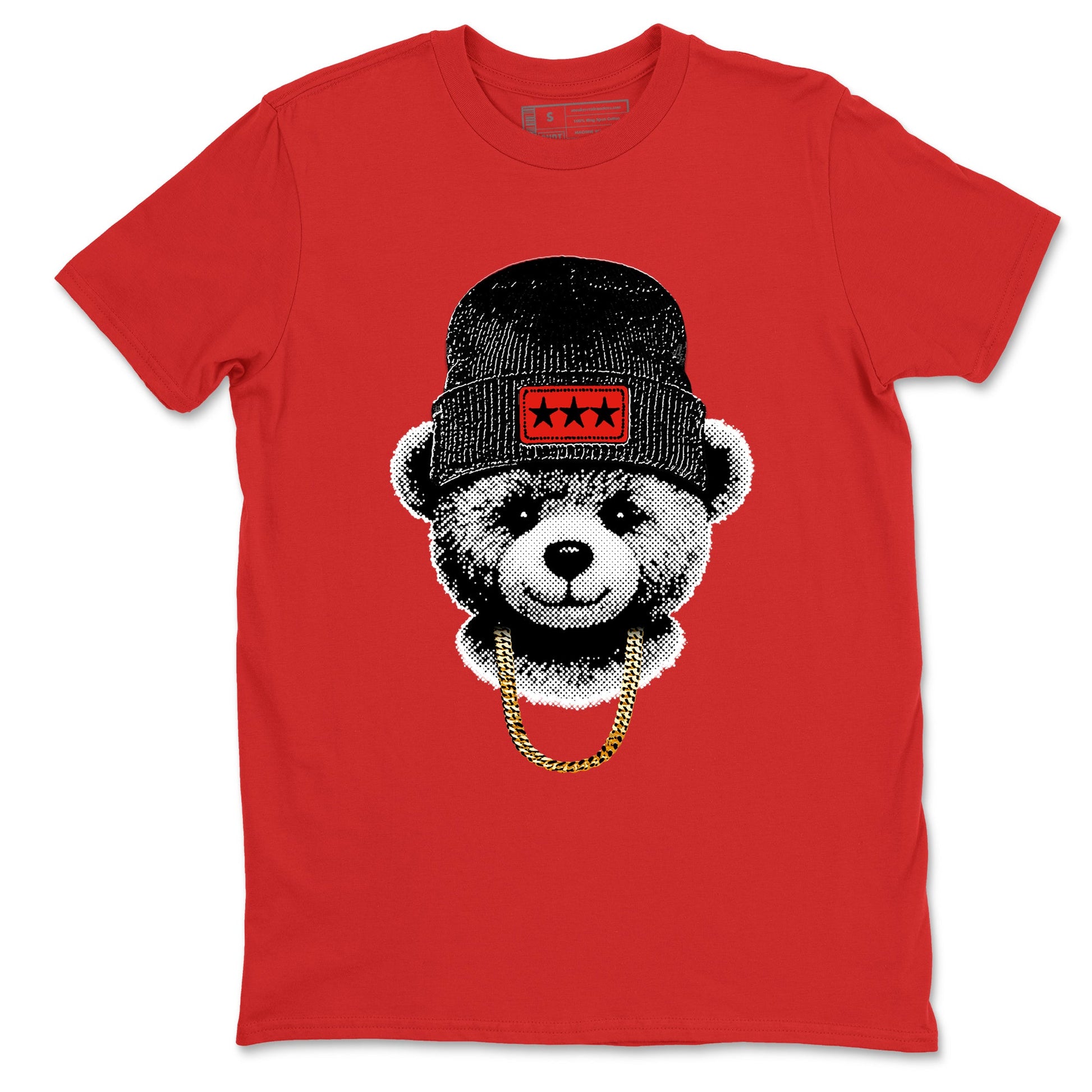 Perfect Valentine's Day Gifts graphic tee  – Sneaker Tees To Match Air Jordan 6 Reverse Infrared – Gangster Teddy Tee Red 2
