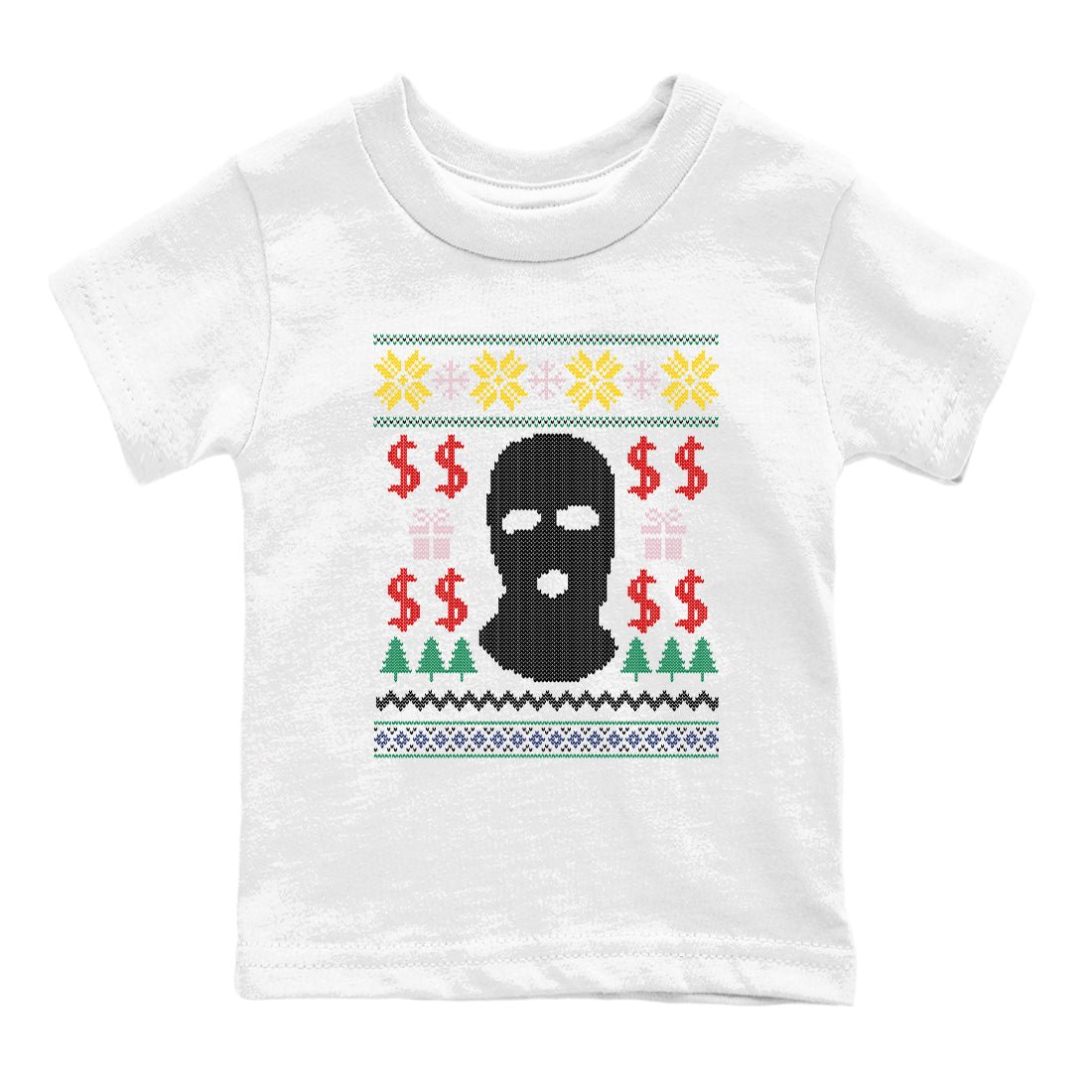 Air Force 3 Low x Nigo shirts to match jordans Christmas Gangster Ugly Sweater sneaker match tees Air Force 3 Blue Void and Tour Yellow match shoes to clothes SNRT Sneaker Tees Youth Baby White 2 tee